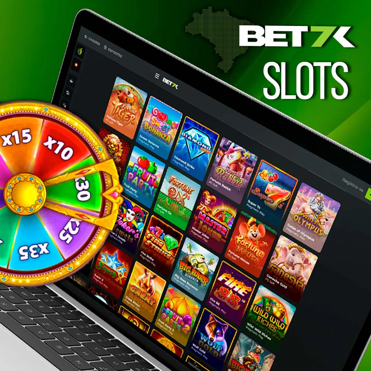 Os jogos mais populares no cassino Bet7k são os caça-níqueis.